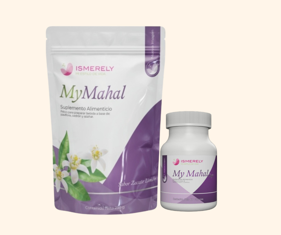 Ismerely 2 pack My Mahal Suplemento natural alimenticio relajante te y caps
