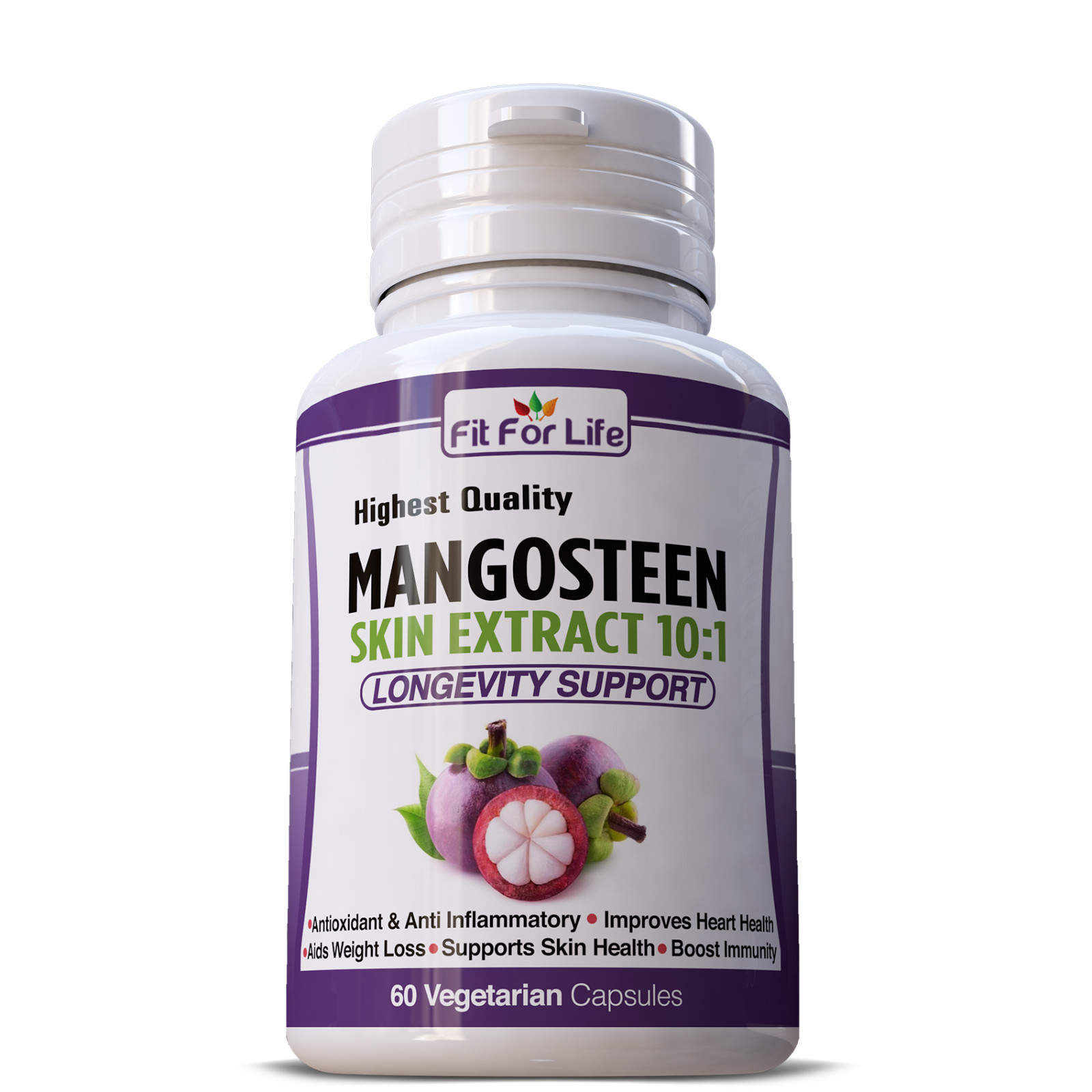Mangosteen Skin Complex Pure Fruit Extract Supplement Pills 60 Caps Antioxidant