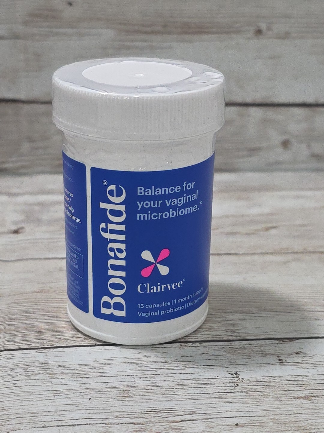 Bonafide Clairvee Probiotic Microbiome Odor Itching Discharge 15 Capsules