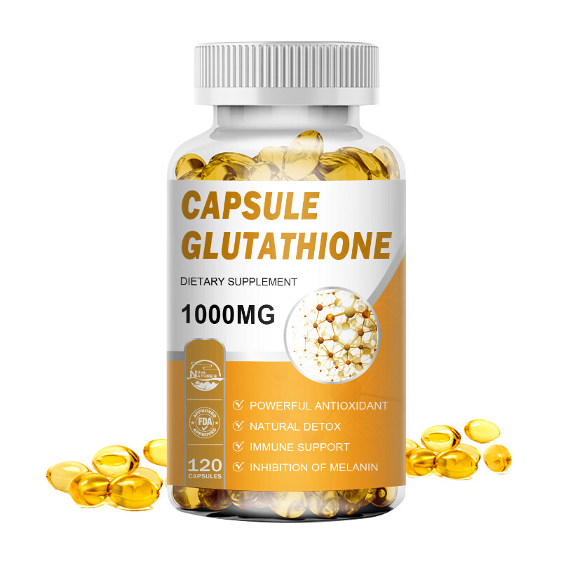 New Glutathione Capsules 1000MG Anti-Aging Skin Whitening Antioxidant Softgels