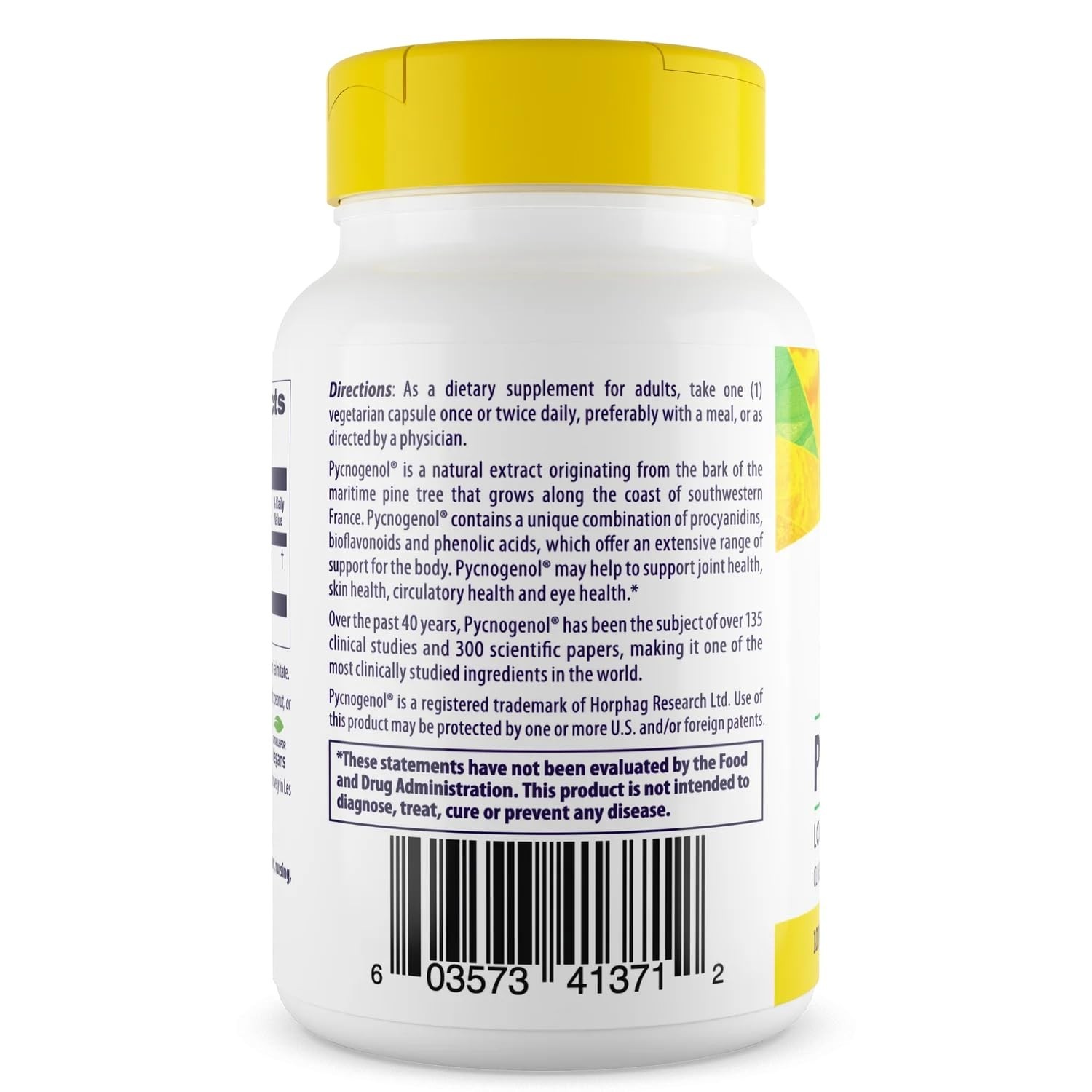 2XHealthy Origins 120 100 mg Super Non-GMO Antioxidant, Gluten Pycnogenol Cap