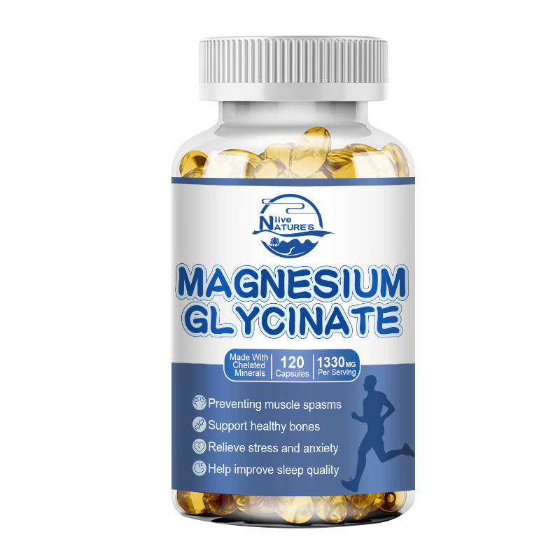 Magnesium Glycinate 1330mg 120 Softgels, Improved Sleep, Stress & Anxiety Relief
