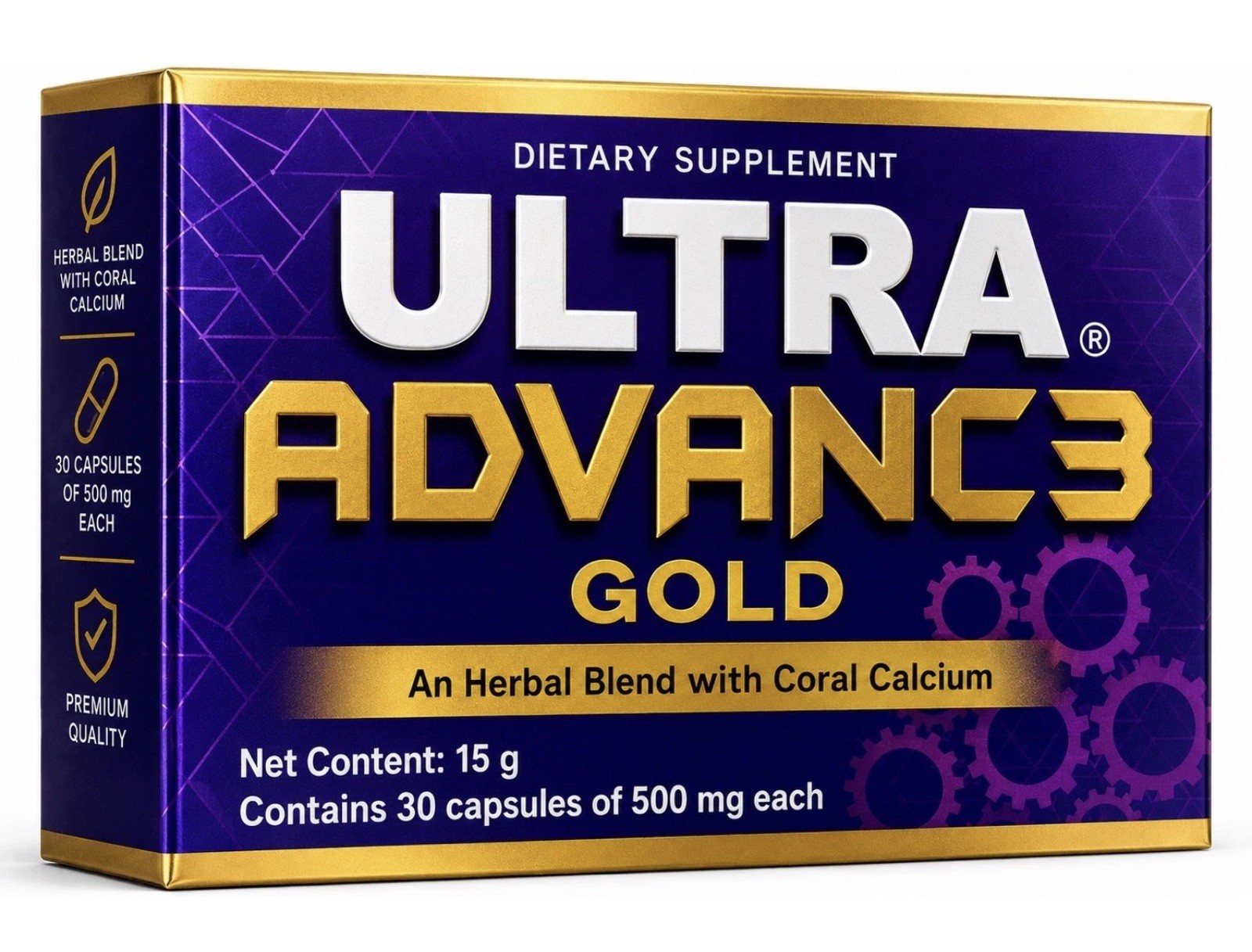 Ultra Advance3 Gold Pain Relief Joint Support All-in-One 30 Capsules