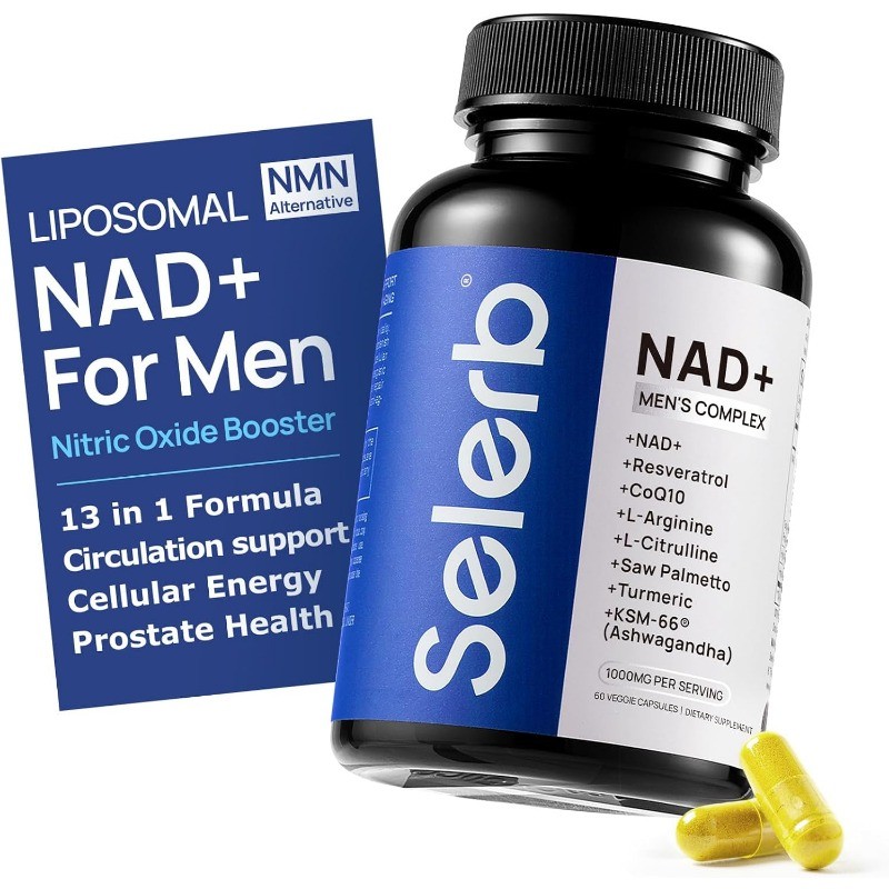 Men’s Selerb Health Supplement Prostate Supporting features Resveratrol and CoQ1