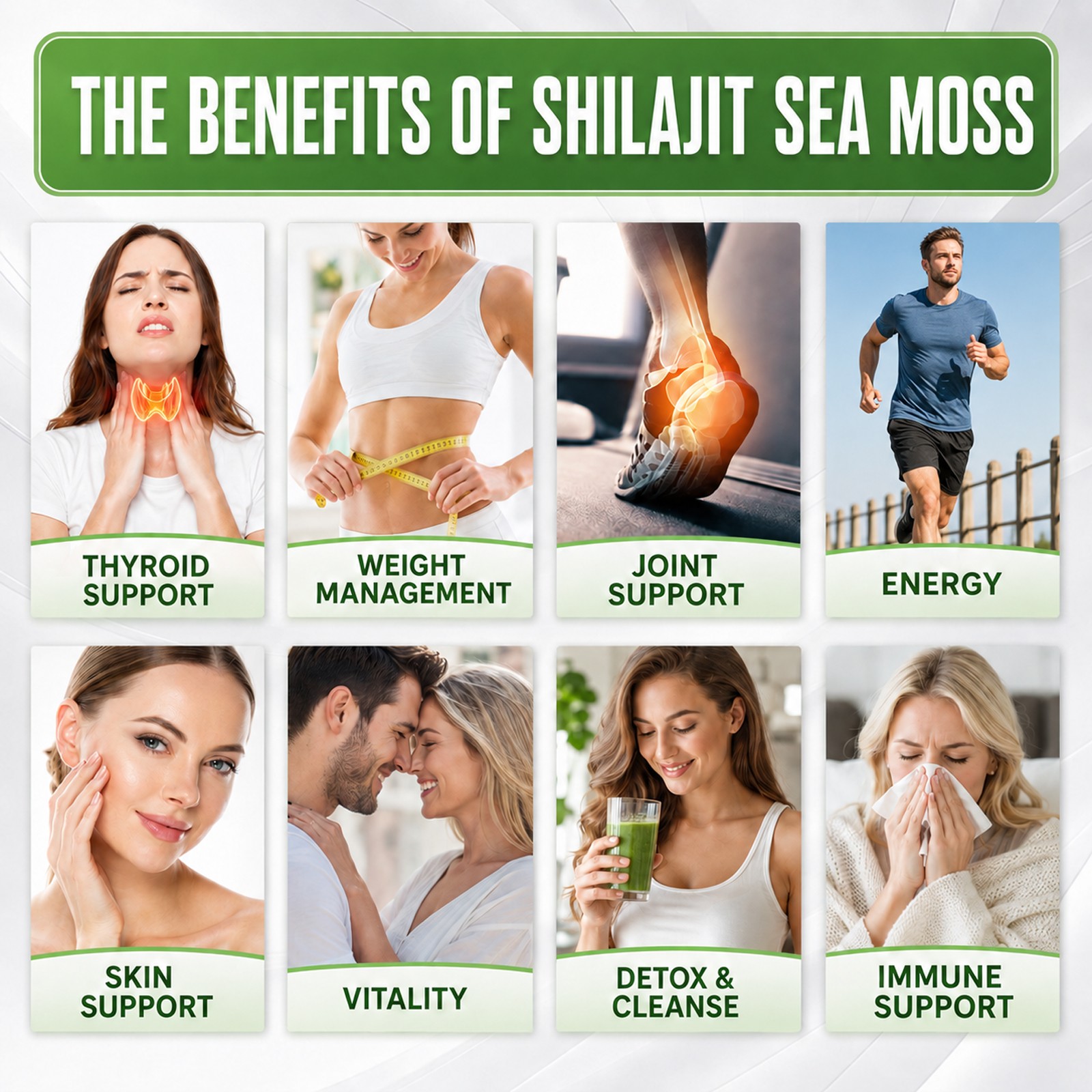120 Pills Organic Irish Sea Moss 21762MG with Burdock Root Bladderwrack Shilajit