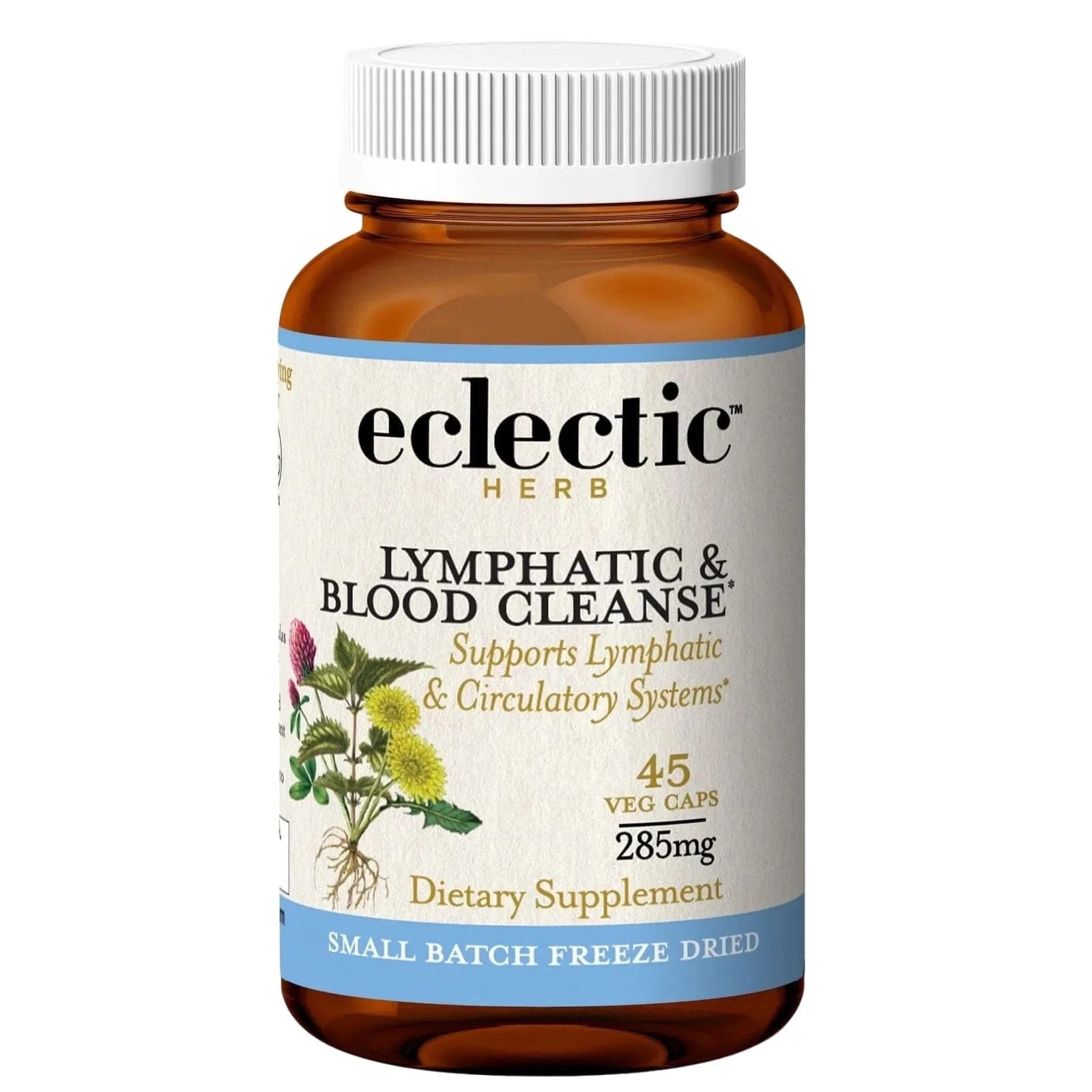 Eclectic Institute Lymphatic & Blood Cleanse 45 vcaps