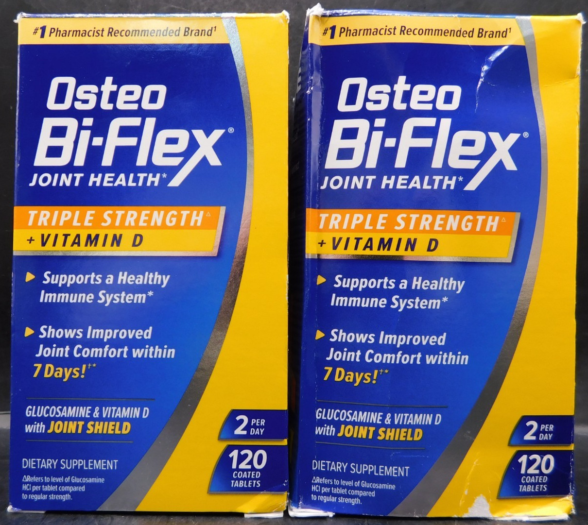 2- Osteo Bi-Flex Triple Strength W/Vitamin D, 240 Total Tablets, 1/28+