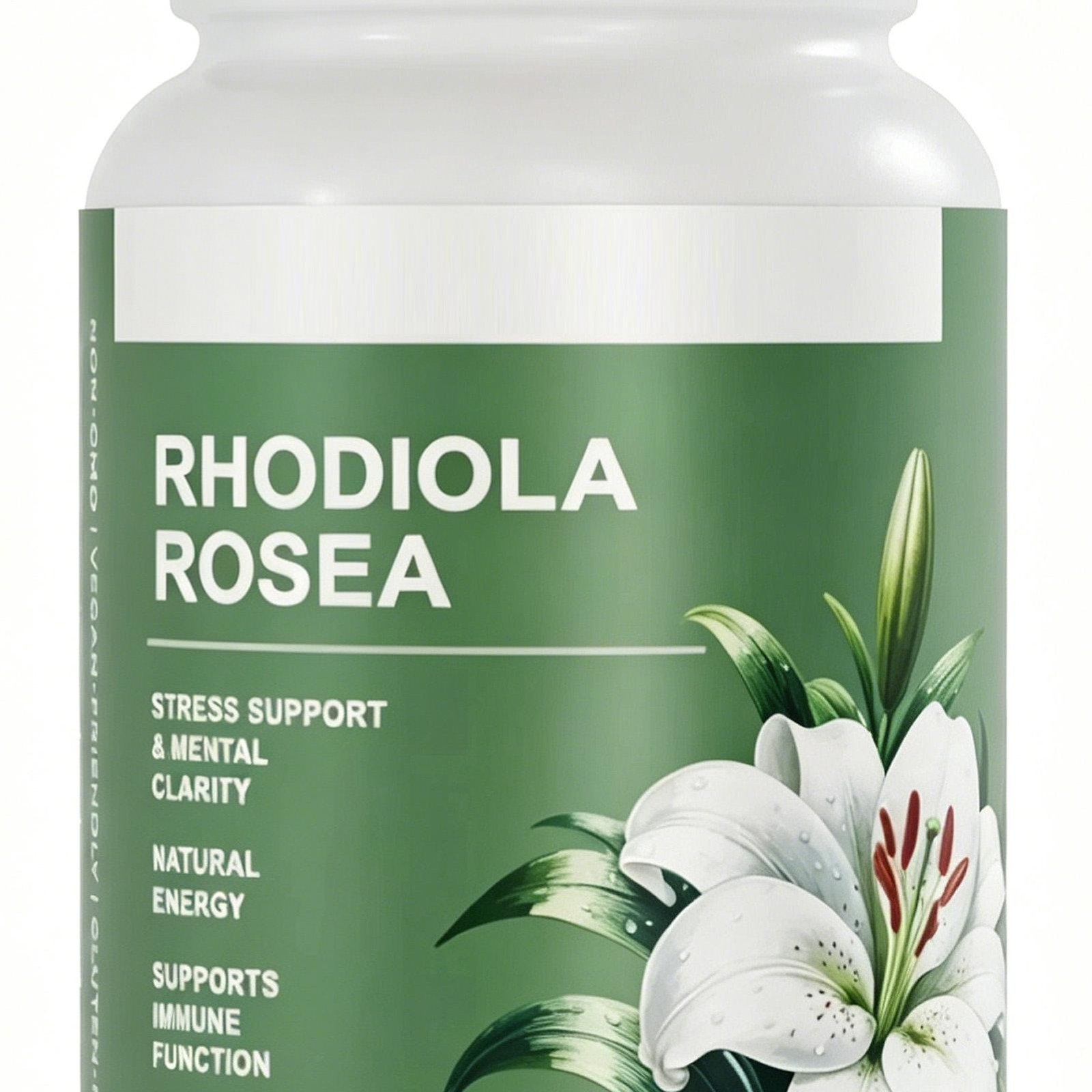 Salvora Rhodiola Rosea Supplement – Golden Root Adaptogen Capsules 60pcs