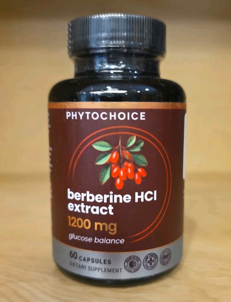 Pure Berberine HCl 1200mg – High Absorption for Weight Loss & Gut Health 11/2028