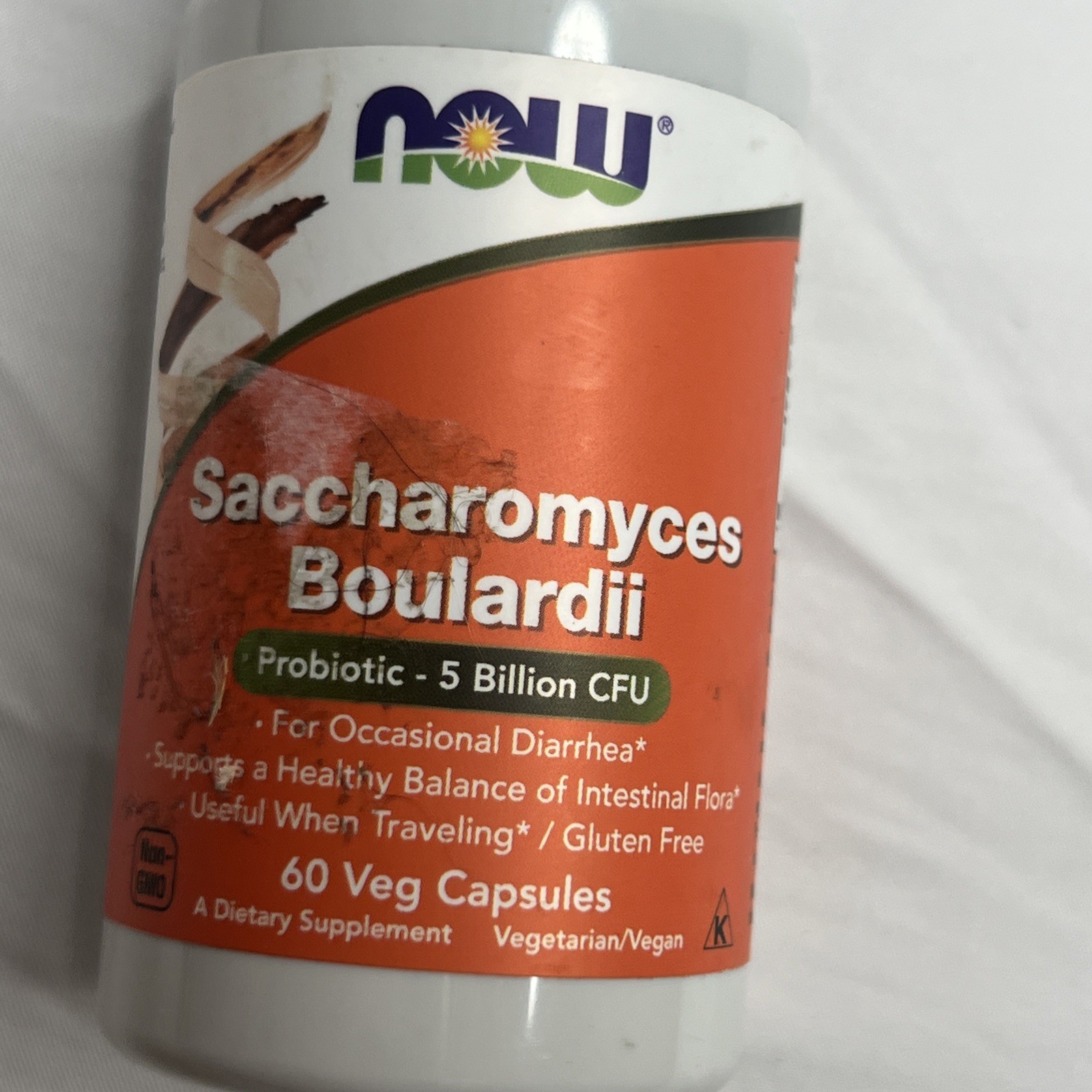 Saccharomyces Boulardii Probiotic 60 Veg Caps Exp 06/2027