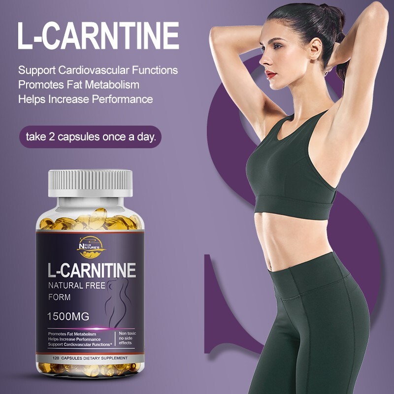 Acetyl-L-Carnitine 1500mg 120 Capsules Nervous System Health Antioxidant NON-GMO