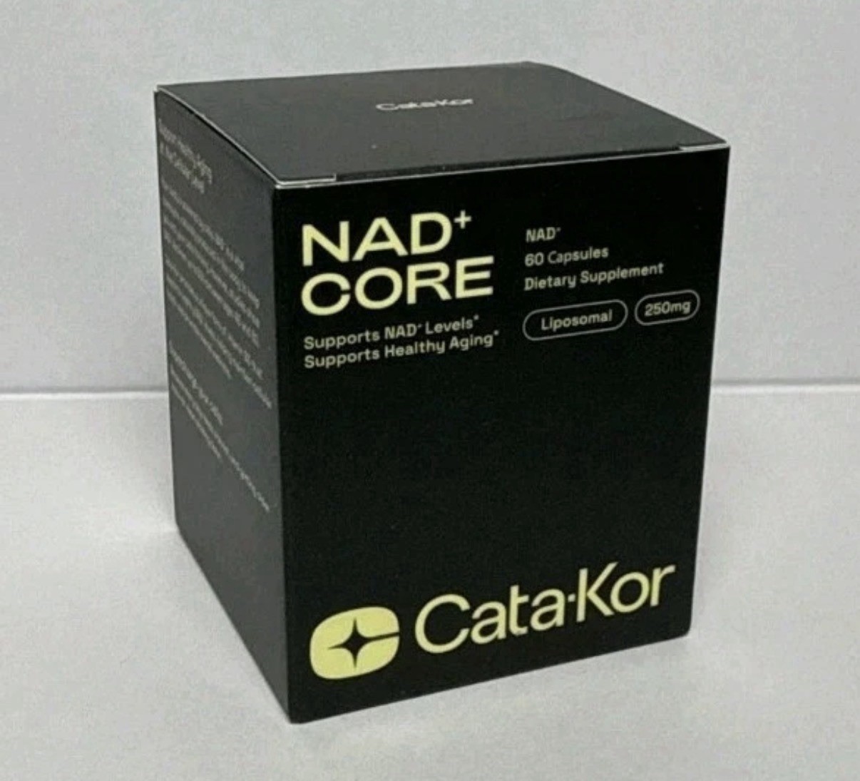 CATAKOR NAD+ Core NAD+ Supplement Skin Anti-aging 60 Caps Exp 1/27 Sealed