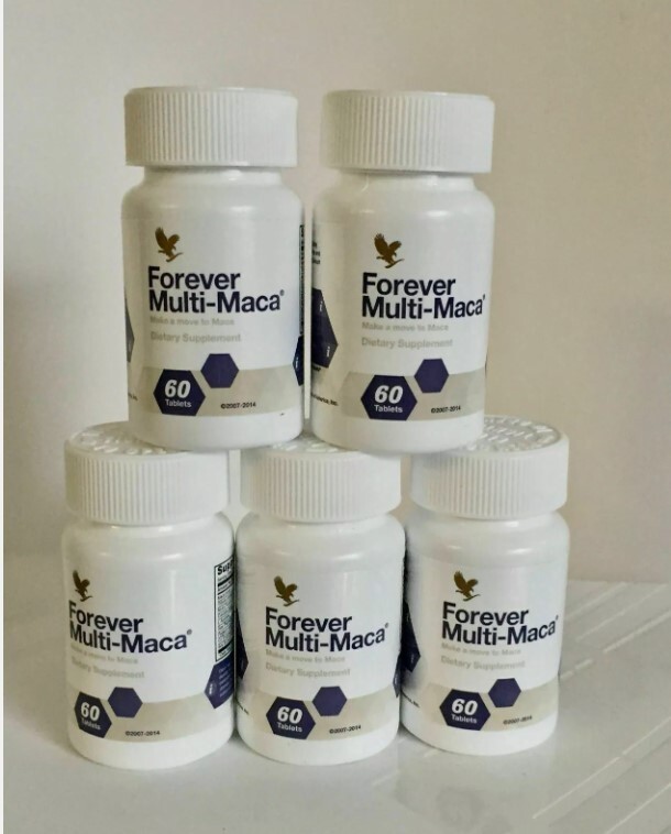 5 PACK OF Forever MULTI MACA Sexual Potency Libido Energy Stamina Kosher Halal