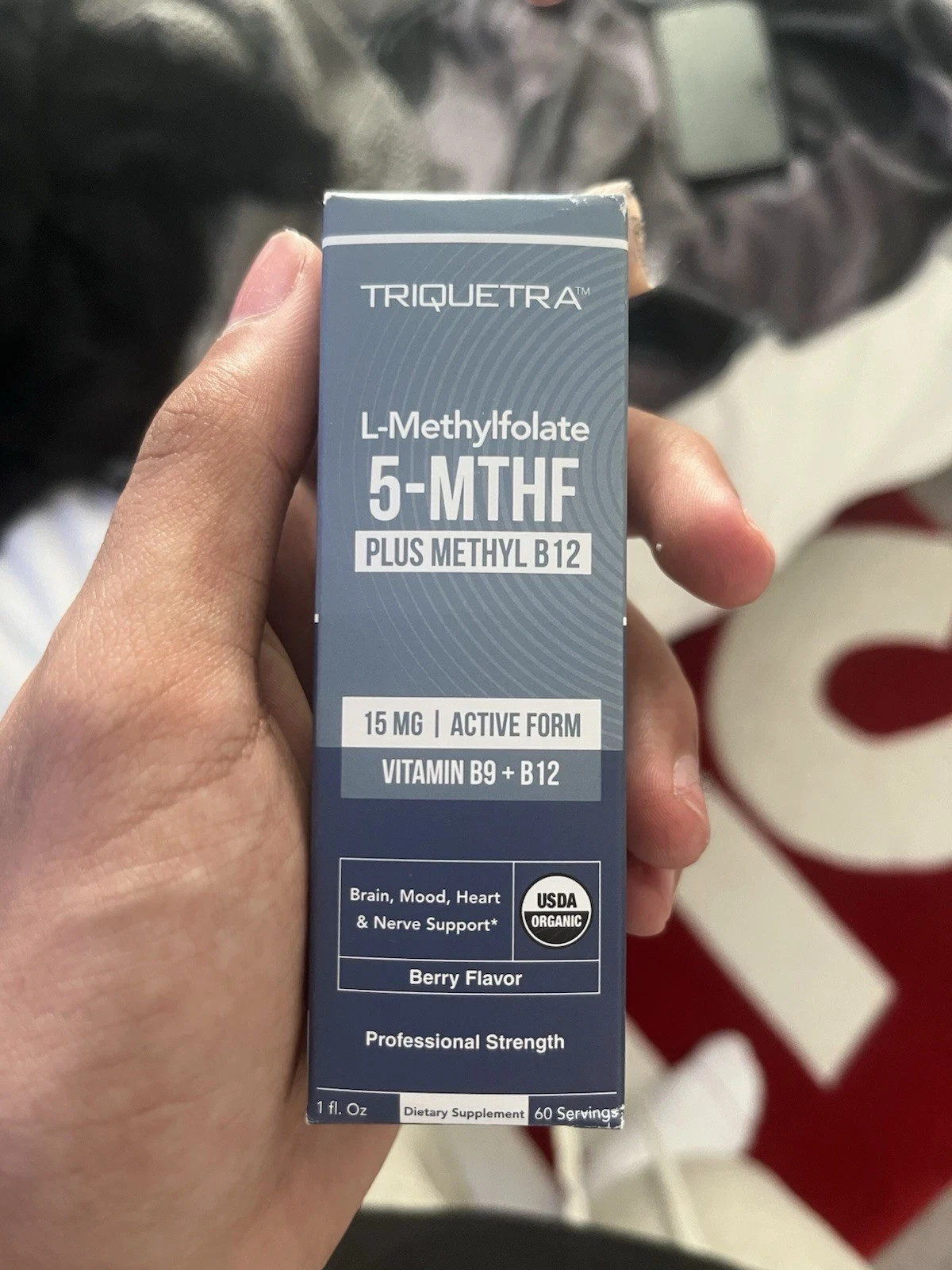 Triquetra L-Methylfolate 5-MTHF plus Methyl B12 Brand New
