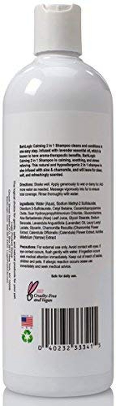 BarkLogic Plant Based 2 in 1 Dog Shampoo and Conditioner, Lavender, 16 fl oz …