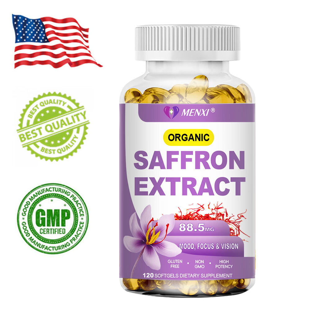 Pure Saffron Extract 88.5mg – Supports Healthy Weight Loss – 120 Capsules