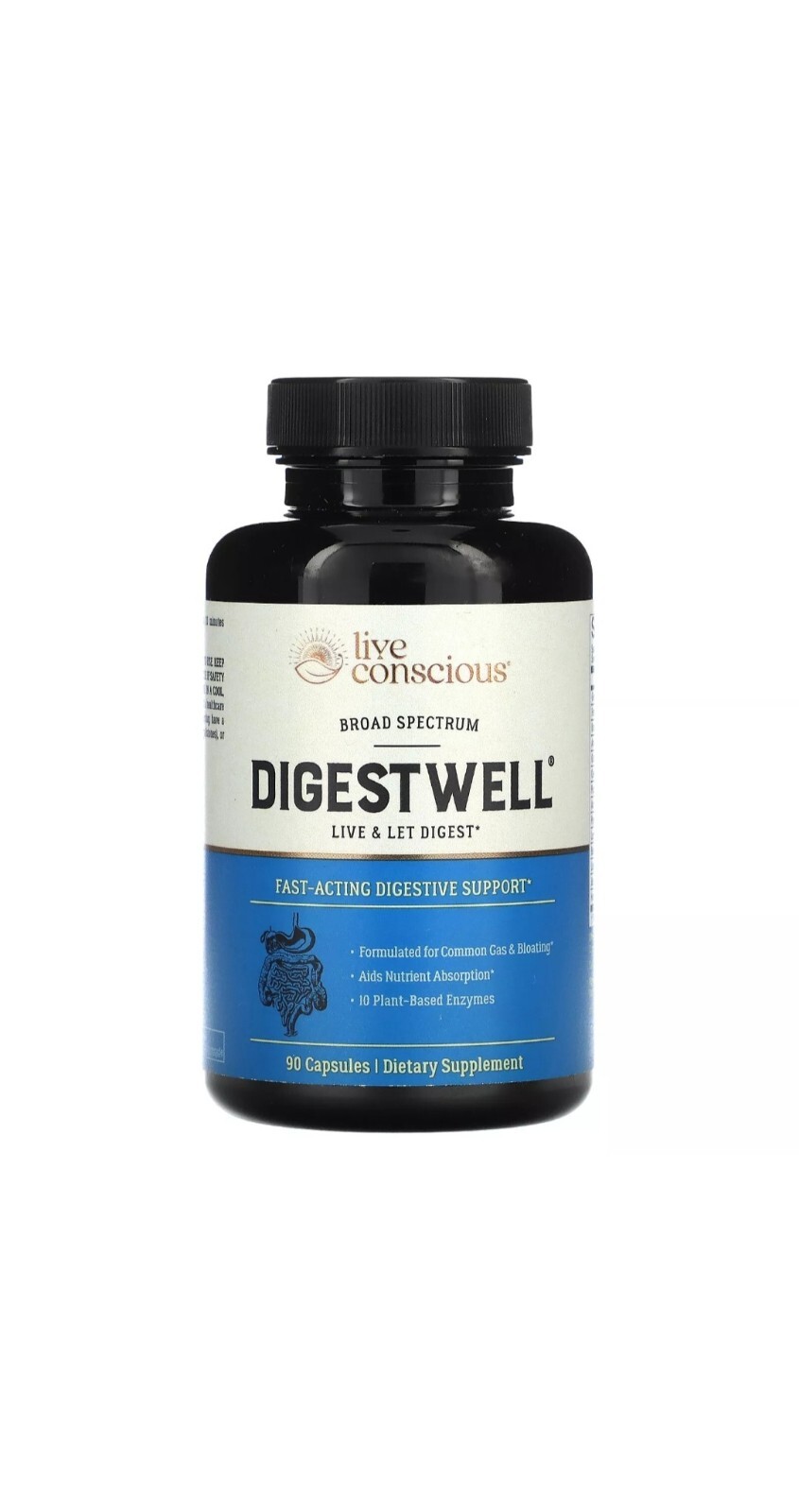 Digestwell, 90 Capsules Fast-acting Digestive Support Exp:02/2026