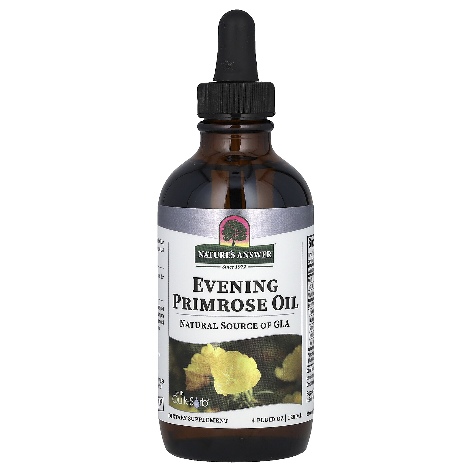 Nature s Answer Evening Primrose Oil 4 fl oz 120 ml Gluten-Free, GMP Quality