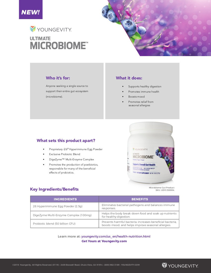 Youngevity Dr. Wallach Ultimate Microbiome™