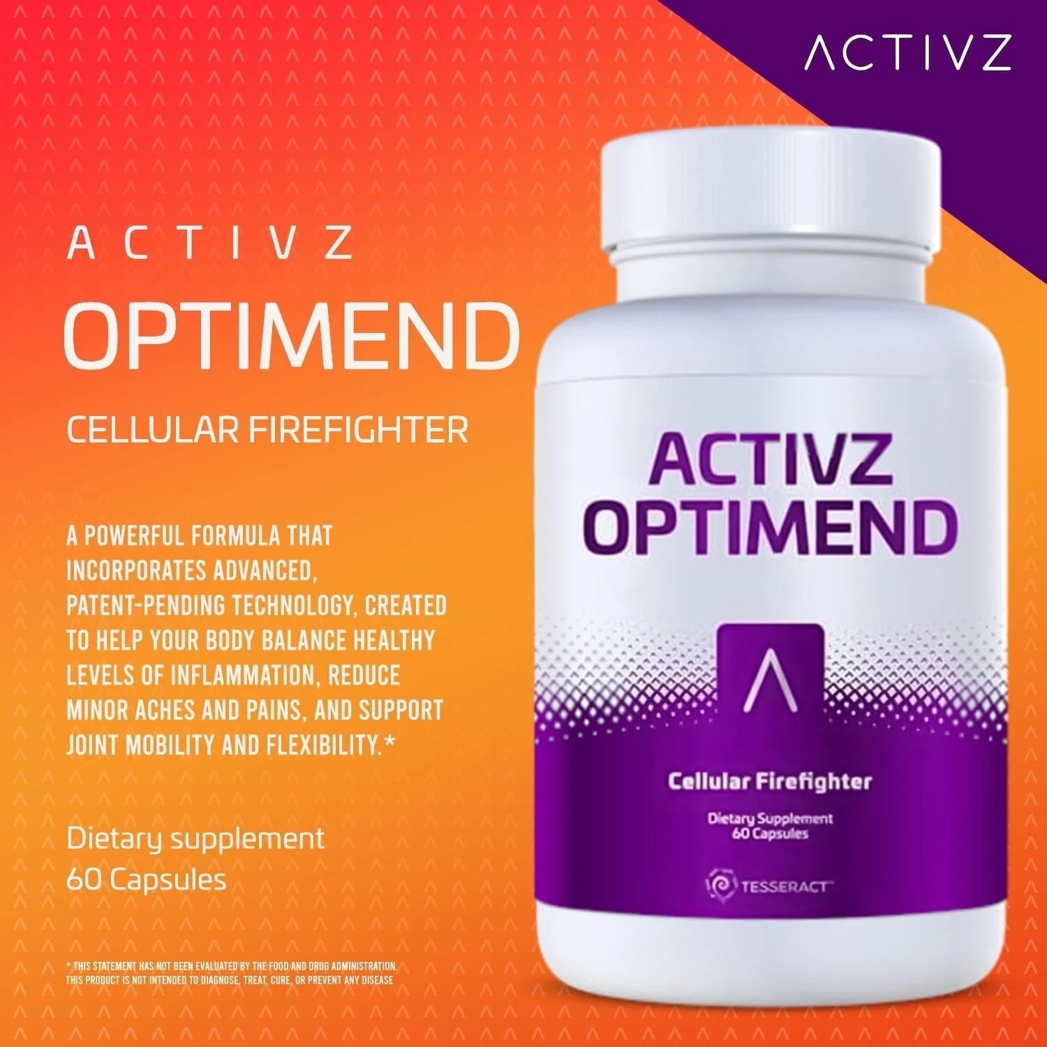 NEW ACTIVZ Optimend – Advanced Joint Mobility and Comfort Support