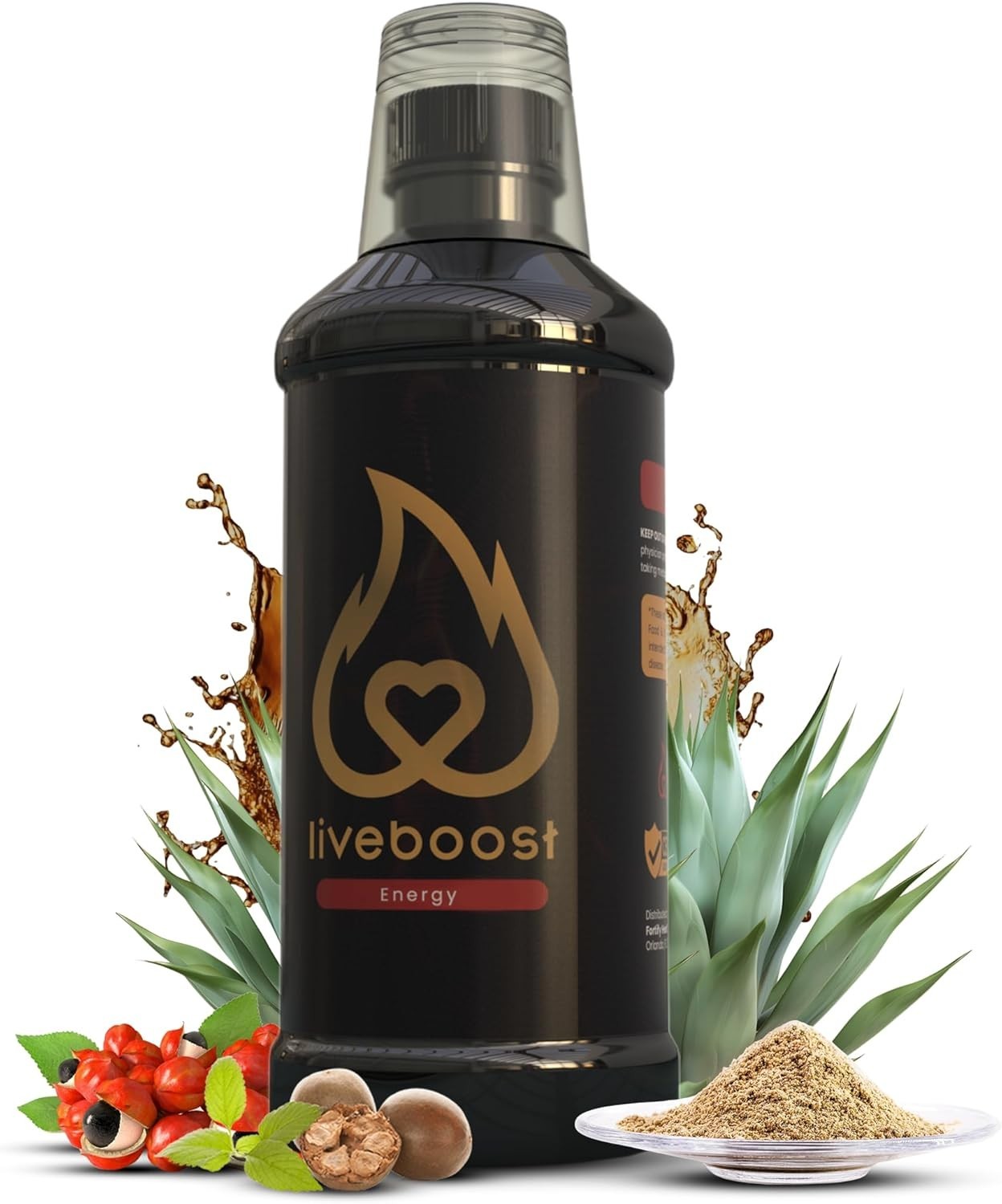 LIVEBOOST 480ml – Female & Male Supplement, Natural Ingredients Supports Energy