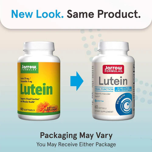 [ 2Pack] Jarrow Formulas Lutein 20mg with 4mg Zeaxanthin 120 Softgels | 08/2026