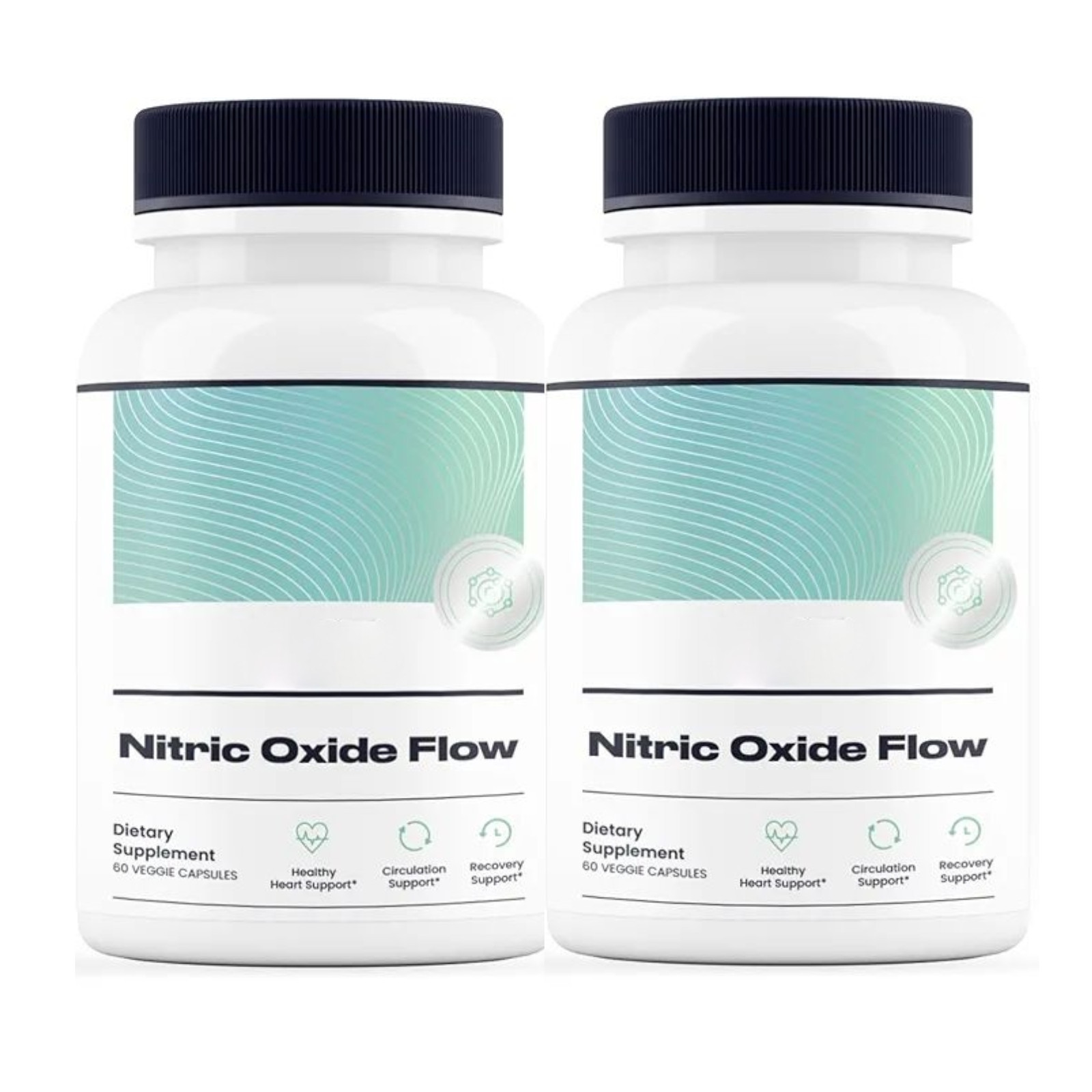 2-Pack Nitric Oxide Flow – Blood Pressure Circulation Support – 120 Capsules