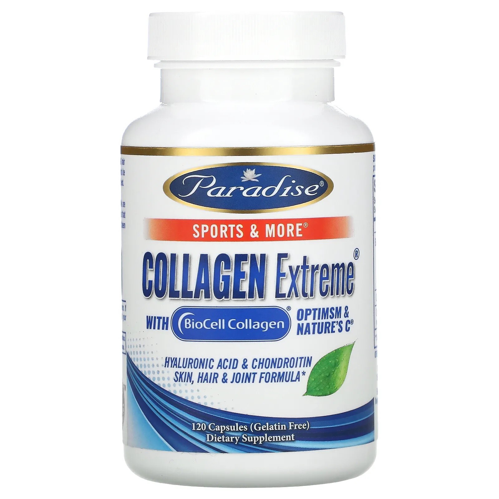 Paradise Herbs, Collagen Extreme with BioCell Collagen, 120 capsules