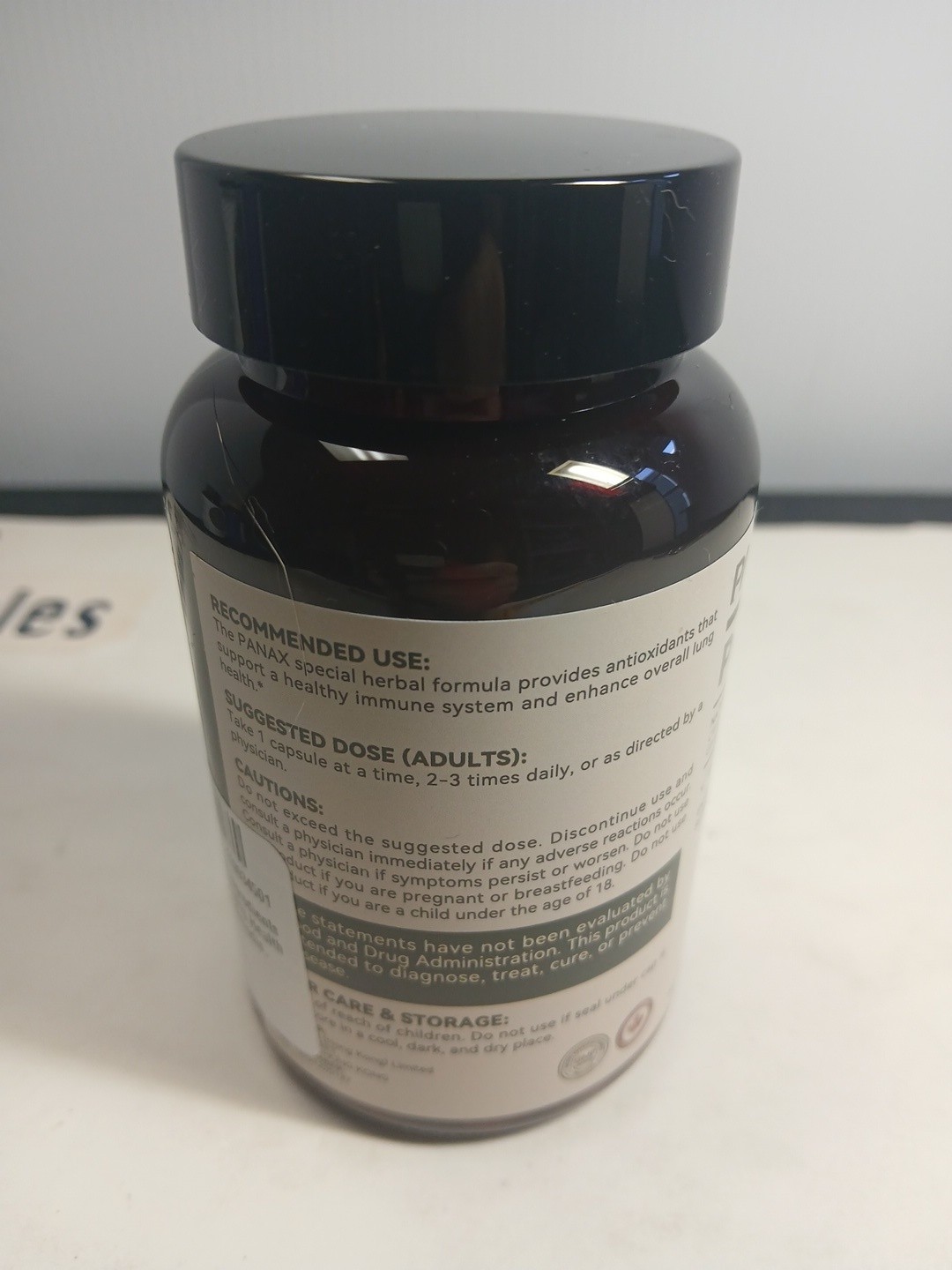 Panax Bloom Respiratory Health Support Capsules 60 Ct NPN Cert Ginseng 11/2026