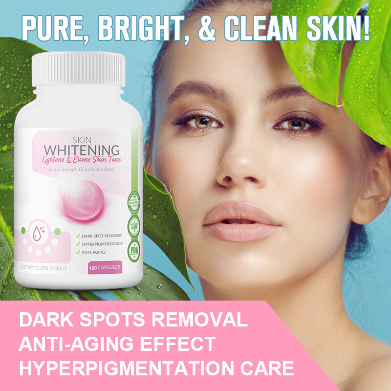 L-Glutathione Skin Whitening Capsules Natural Anti Aging Supplement for Beauty