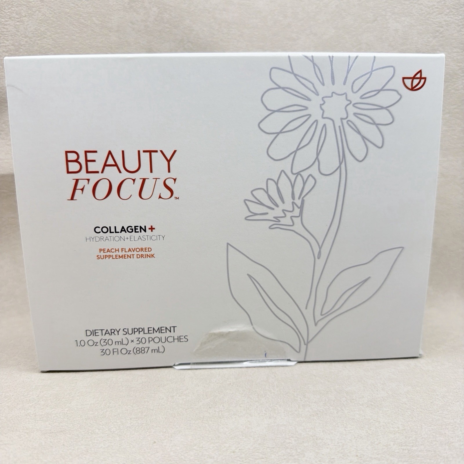 Nu Skin BEAUTY FOCUS COLLAGEN Peach Hydration+Elasticity Expires 04/2026