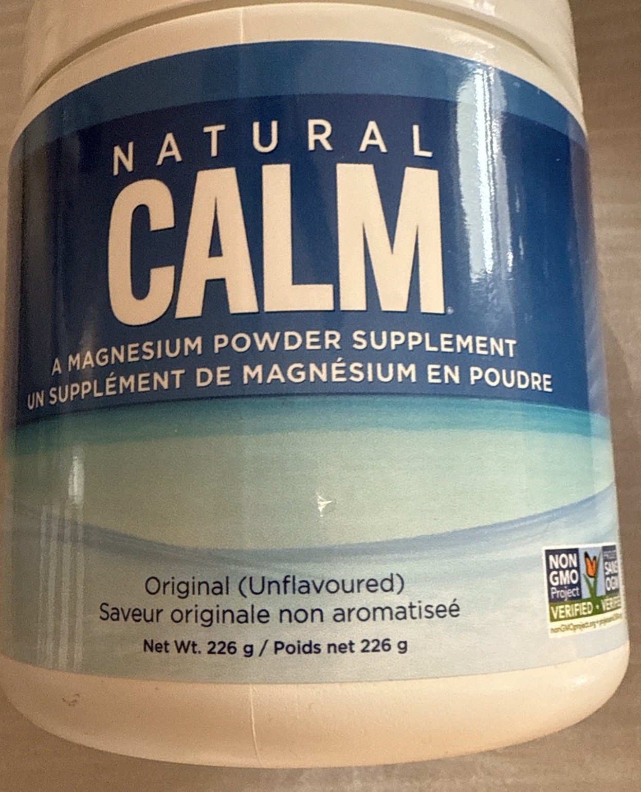 Natural Calm Magnesium Powder Supplements 8 oz, Unflavored, Exp. 08‑2027 New