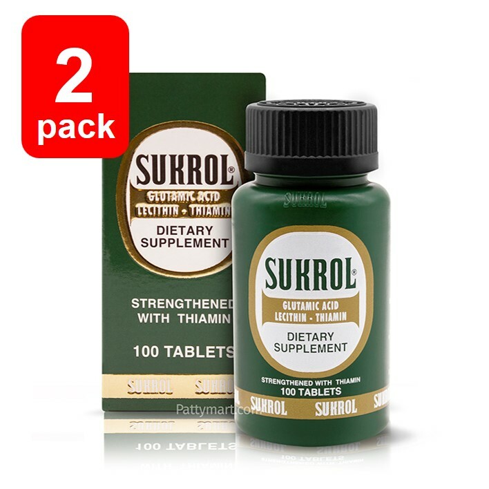 2 SUKROL✅ DIETARY SUPPLEMENT 100 TABS EACH