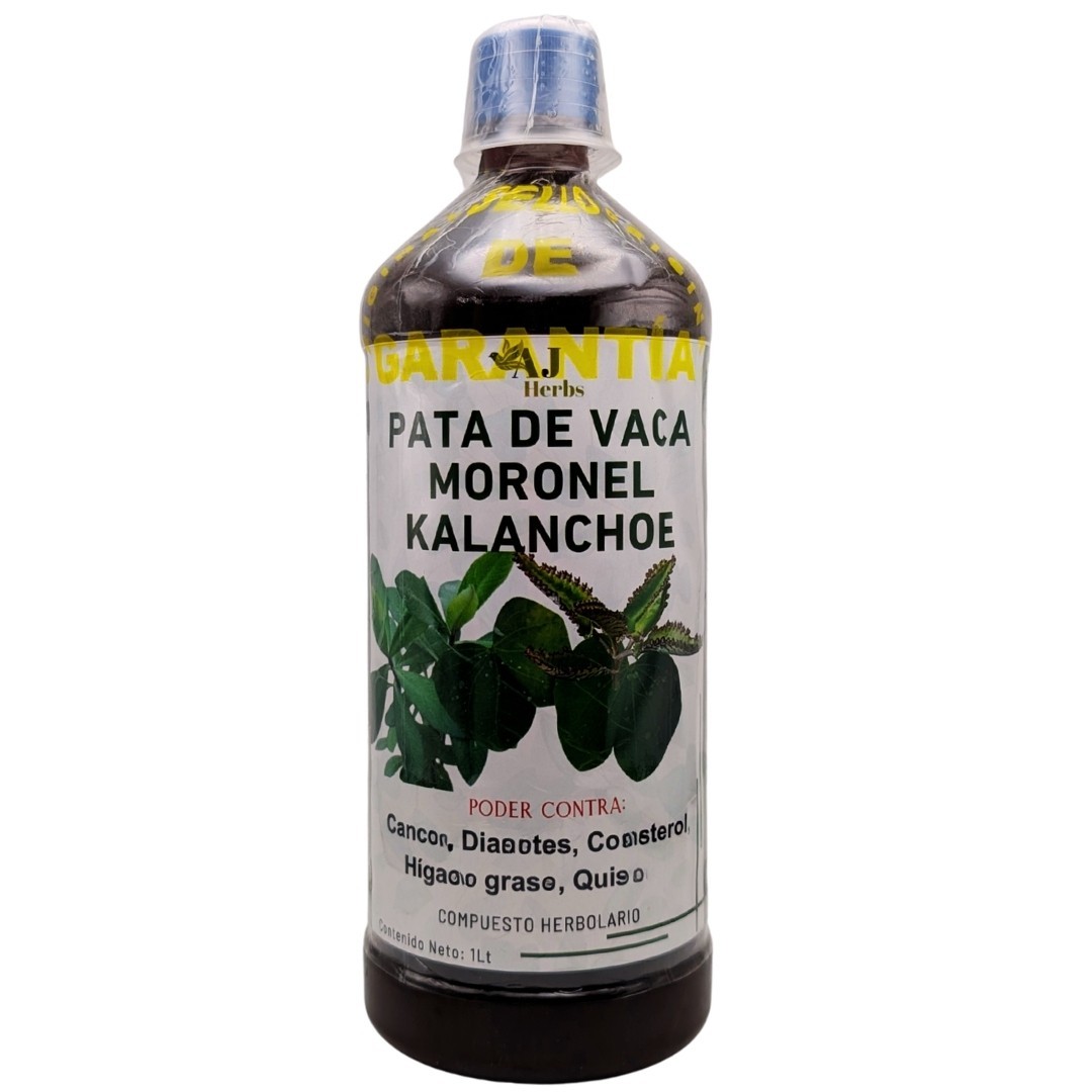 Pata de Vaca Moronel & Kalanchoe – Tonico 1lt. 100% Natural Concentrate AJ Herbs