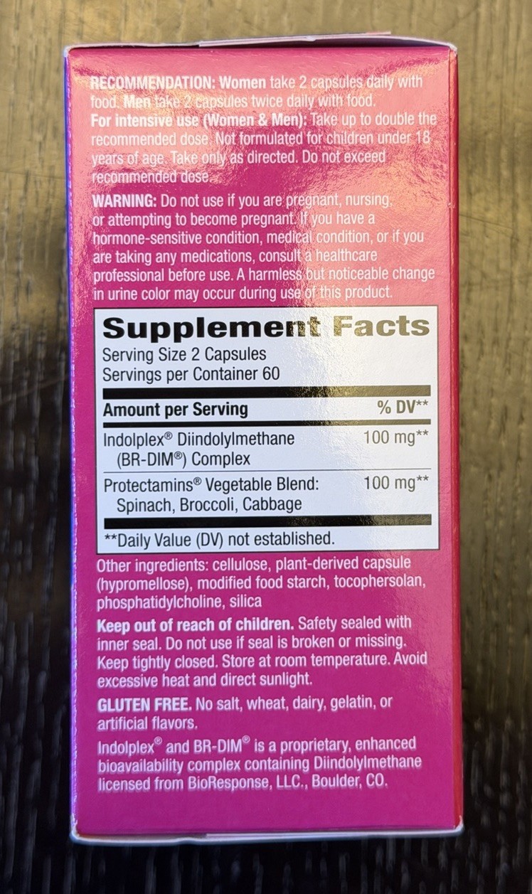 120 capsules, DIM-PLUS Nature’s Way DIM-Plus Estrogen Metabolism Exp. 06/26