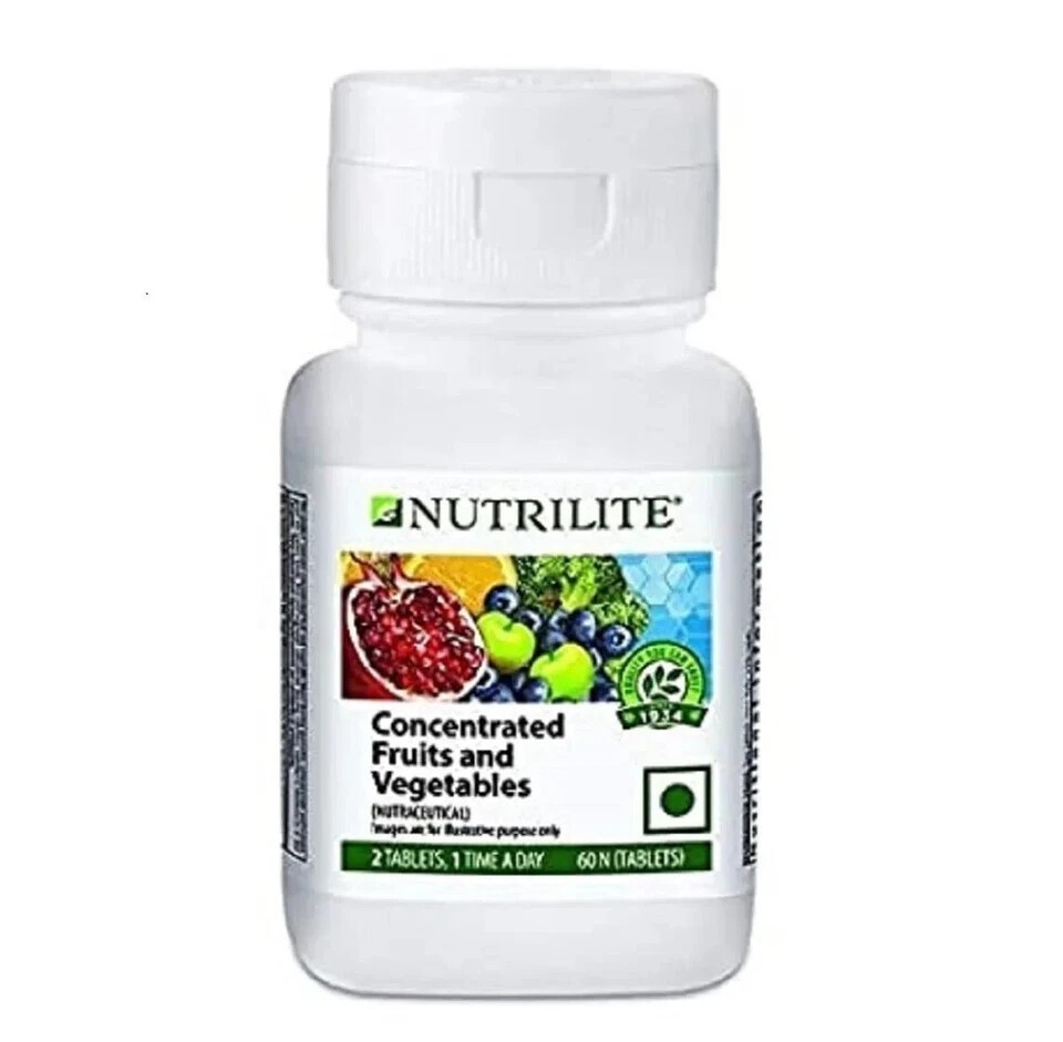 Amway Nutrilite Concentrated Fruits And Vegetables – 60 Tab S469