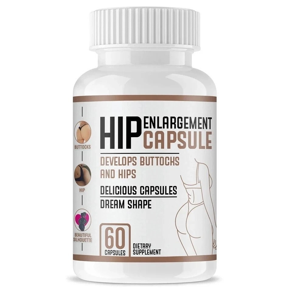 Thick Butt Thighs Hips Weight Gain – 60 Capsules for woman Curves & Body Shaping