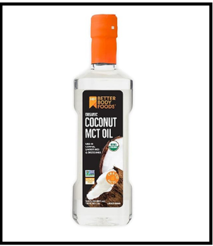 BetterBody Foods’ Organic Coconut MCT Oil – Energy Boosting- Keto-Friendly – C8