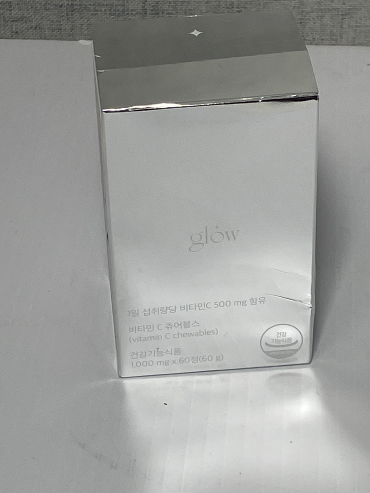 Glow Vitamin Supplement Vitamin C Chewables 60 Tablets x 1000mg Made in Korea