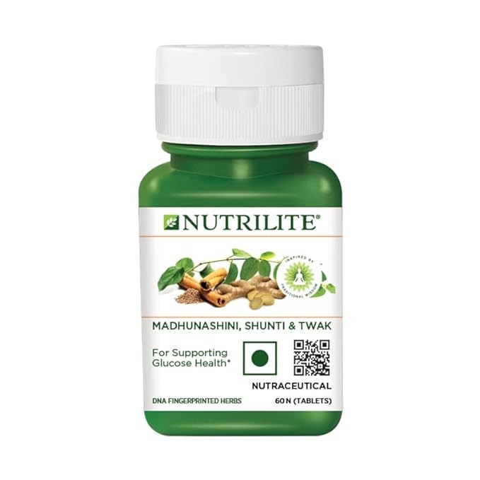 Amway Madhunashini, Shunti & Twak Tablets – 60 Tabs | Herbal Dietary Supplement