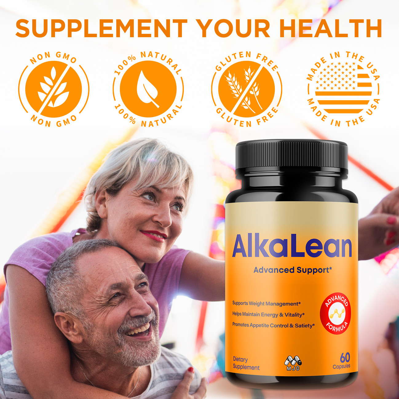 (5 Pack) Alkalean Advanced Weight Management Support Supplement 300 Capsules