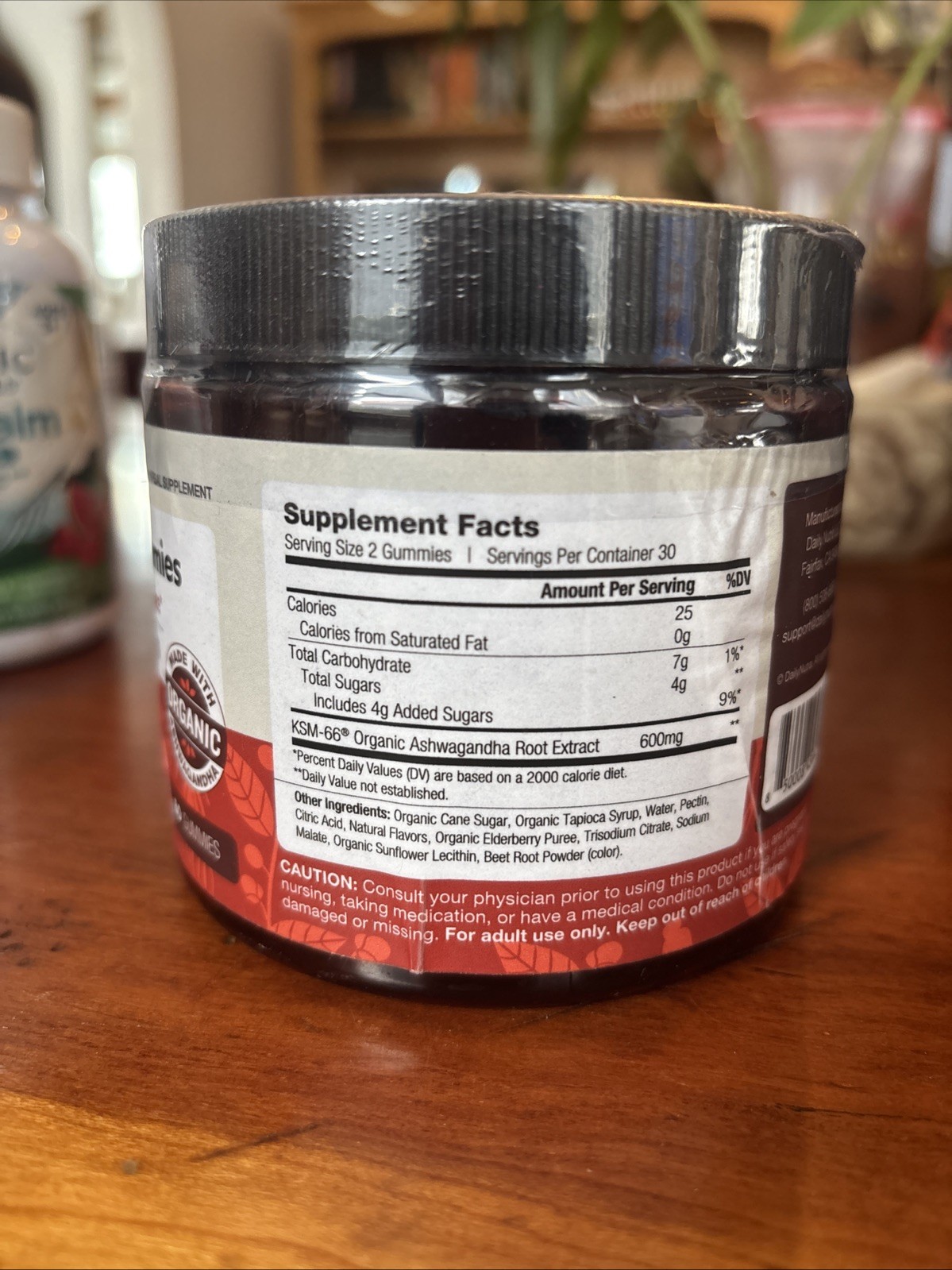 Daily Nutra Ashwagandha Gummies Apple Berry 60 Gummies