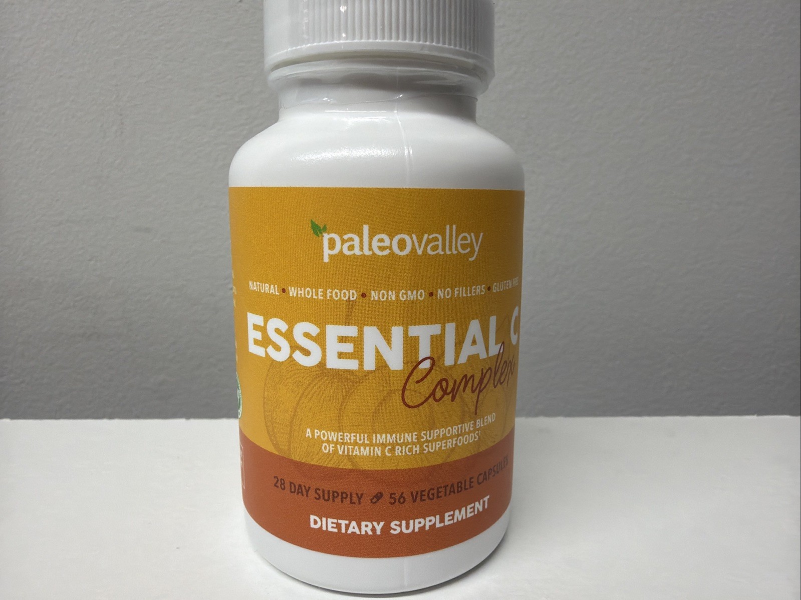 Paleovalley Essential C Complex – Vitamin C Supplement 56 Count 1 Bottle New