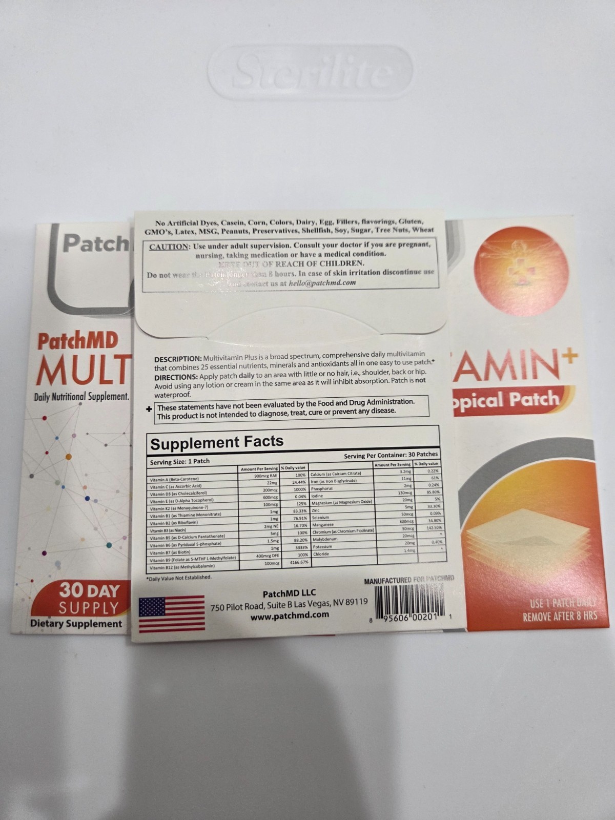 90 Day Supply Original PatchMD Multivitamin Plus Topical Patch 90 Patches