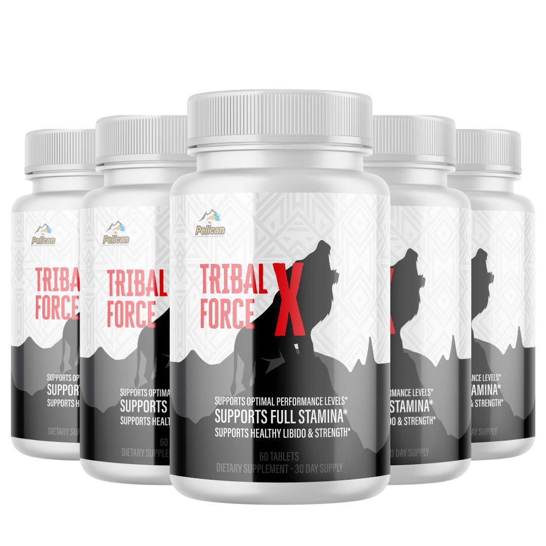 Tribal Force X- Men’s Health & Bodybuilding- 5 Bottles- 300 Tablets