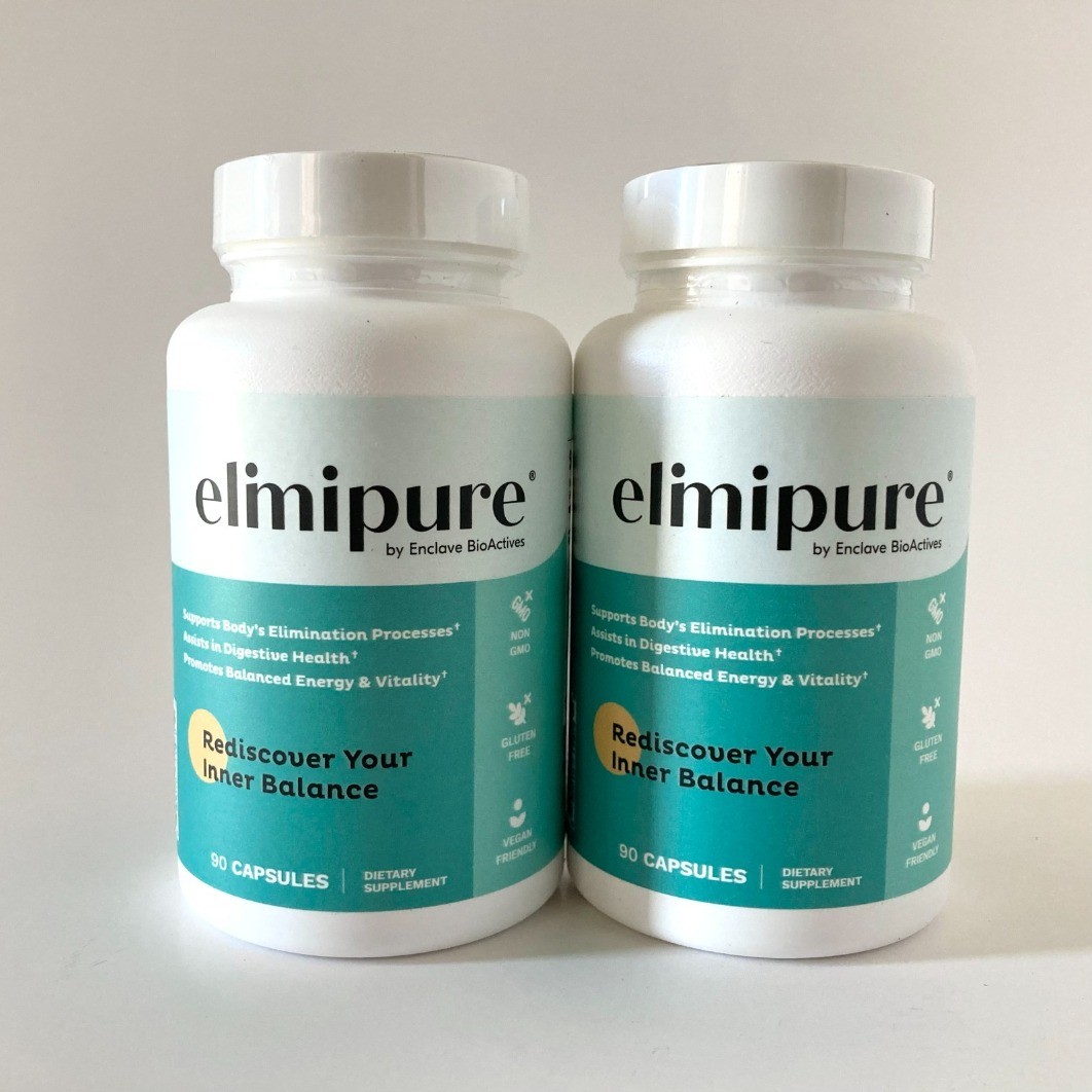2bottles Elimipure Detox Gut Health 90 Capsules for digestive balance Exp 2028