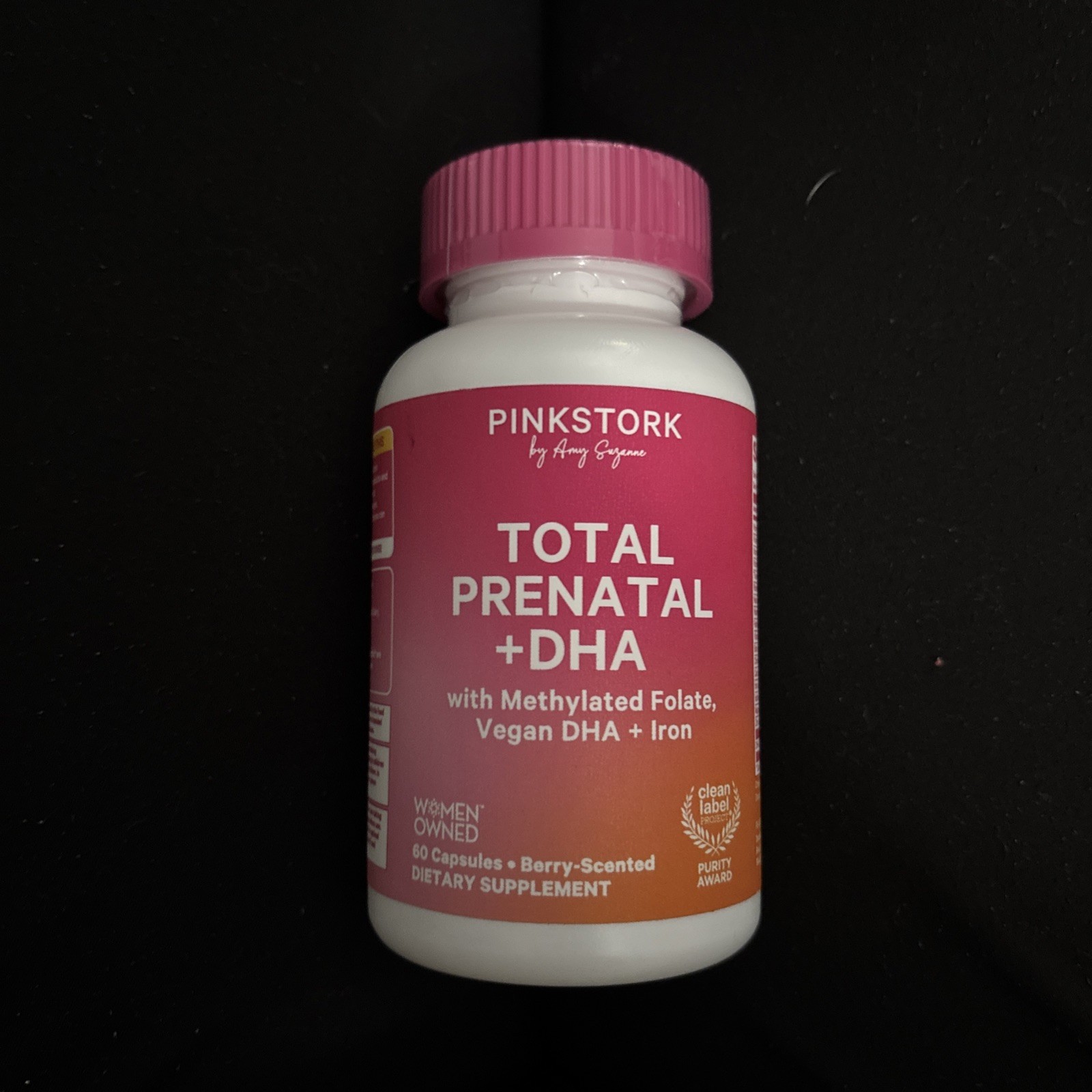 Pinkstork Total Prenatal DHA, Berry Scented