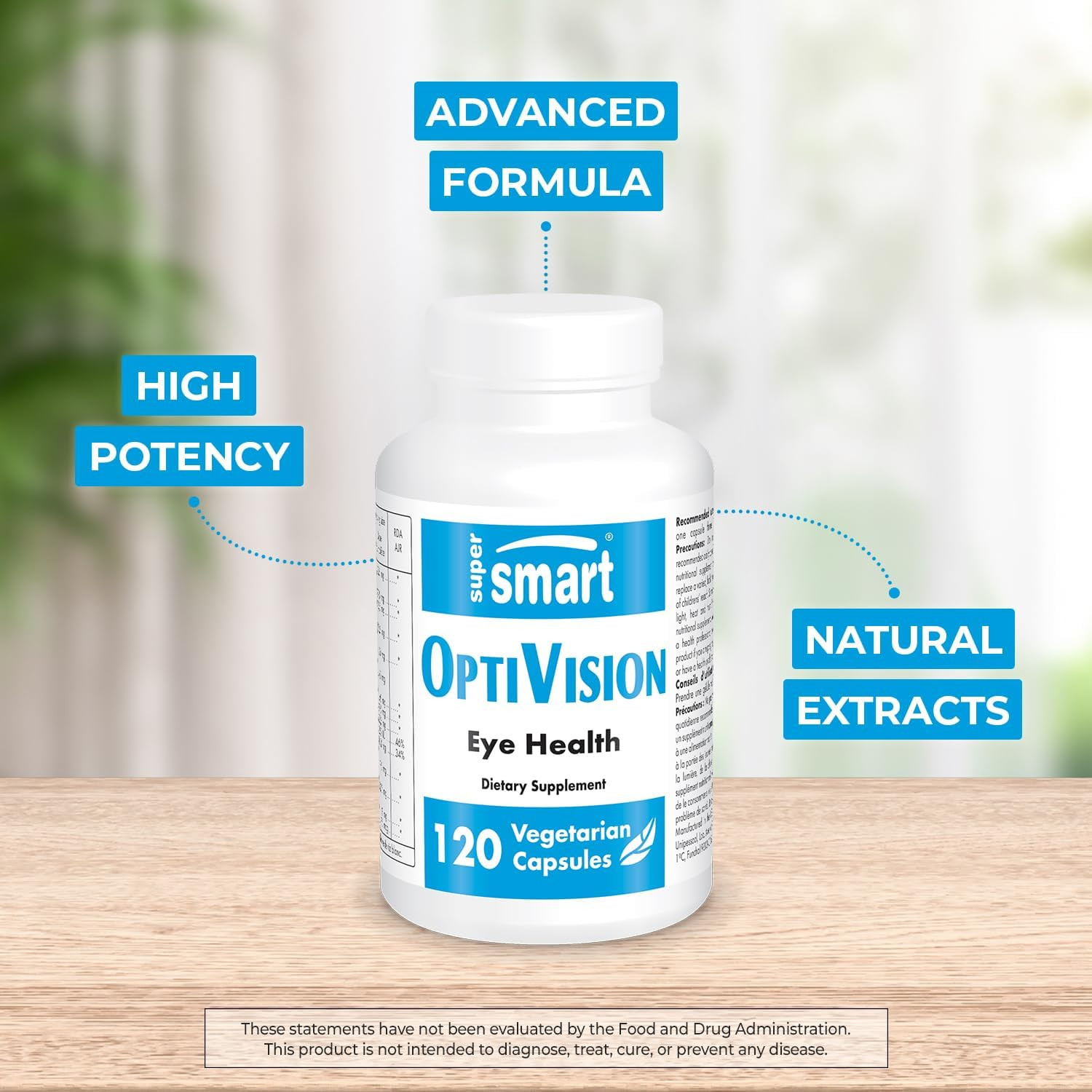 Supersmart Optivision (Advanced Formula) with Bilberry Extract, Black Currant, L