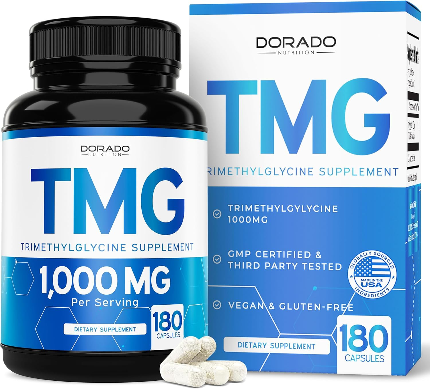 TMG Trimethylglycine Supplement 1,000Mg per Serving (3 Month Supply) – TMG Suppl