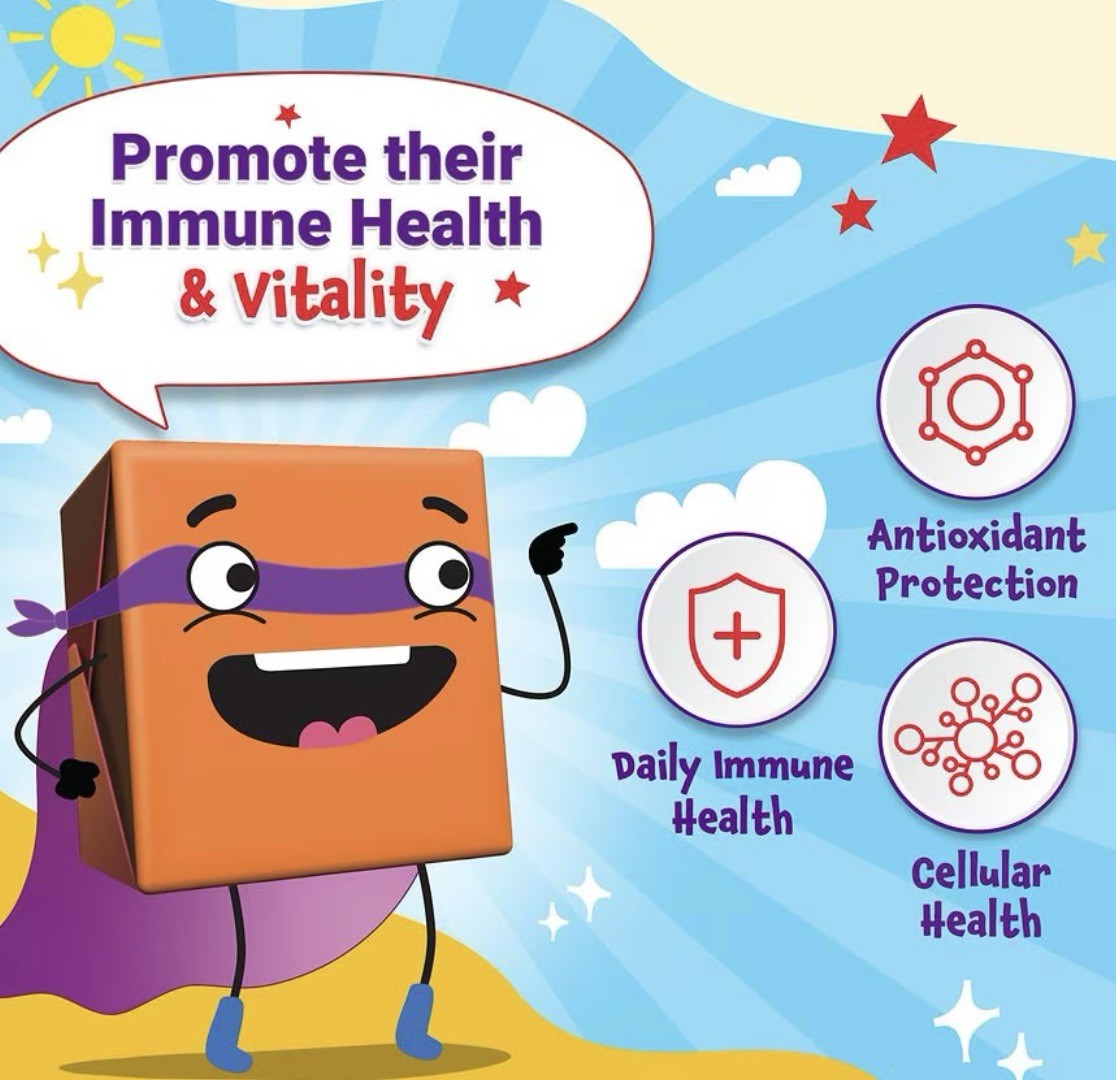 2 Bottles Kids Immunity Super Chews – Apple Berry Burst, Soft Chews exp: 2-8-26